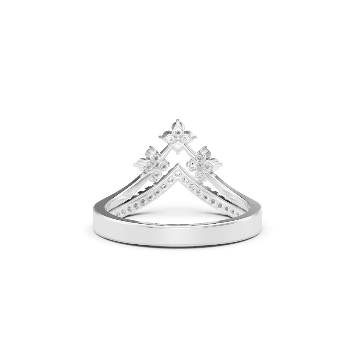 Tiara Lab Grown Diamond Crown Statement Ring